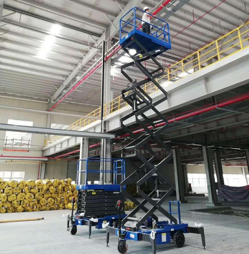 陕西助力行走剪叉式高空作业平台